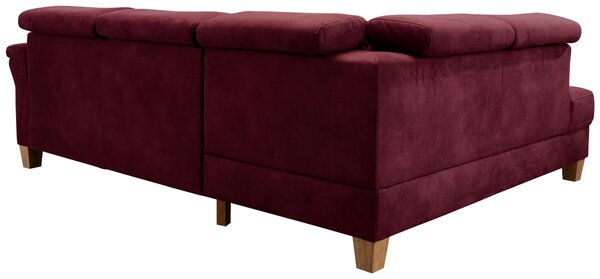 ROHOVÁ SEDAČKA, textil, bordová Sit & More - Sedačky, Online Only