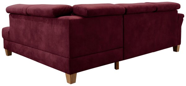 ROHOVÁ SEDAČKA, textil, bordová Sit & More - Sedačky, Online Only