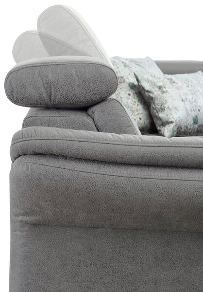 SEDACIA SÚPRAVA, textil, svetlosivá Sit & More - Sedačky, Online Only