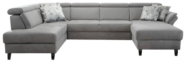 SEDACIA SÚPRAVA, textil, svetlosivá Sit & More - Sedačky, Online Only