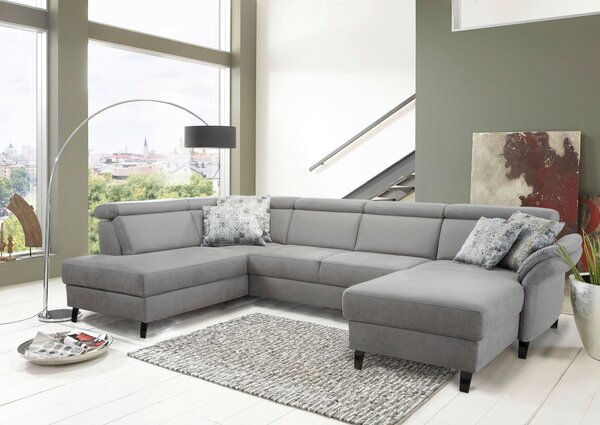 SEDACIA SÚPRAVA, textil, svetlosivá Sit & More - Sedačky, Online Only
