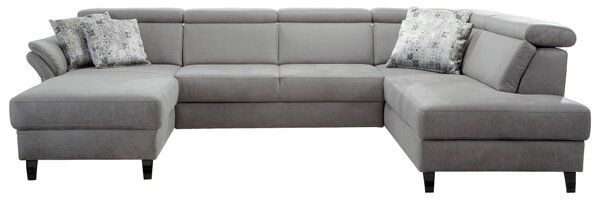 SEDACIA SÚPRAVA, textil, svetlosivá Sit & More - Sedačky, Online Only