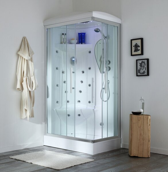 Multifunkčná Sprchová Kabína 70x90 ľavá S Parným Kúpeľom | Iride