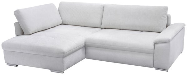 ROHOVÁ SEDAČKA, textil, biela Livetastic - Sedačky, Online Only