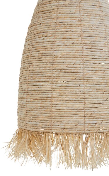 Závesná lampa prírodné tienidlo z morskej trávy a šúpolia boho stropné svietidlo obývačka spálňa predsieň