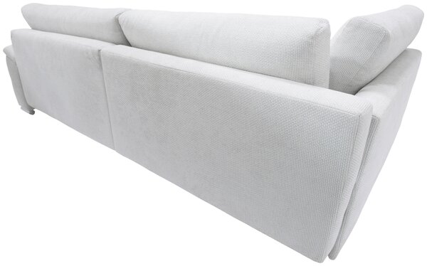 ROHOVÁ SEDAČKA, textil, biela Livetastic - Sedačky, Online Only
