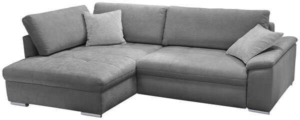 ROHOVÁ SEDAČKA, textil, sivá Livetastic - Sedačky, Online Only