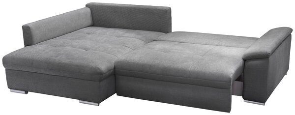 ROHOVÁ SEDAČKA, textil, sivá Livetastic - Sedačky, Online Only