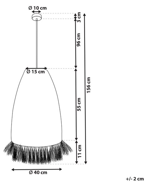 Závesná lampa prírodné tienidlo z morskej trávy a šúpolia boho stropné svietidlo obývačka spálňa predsieň