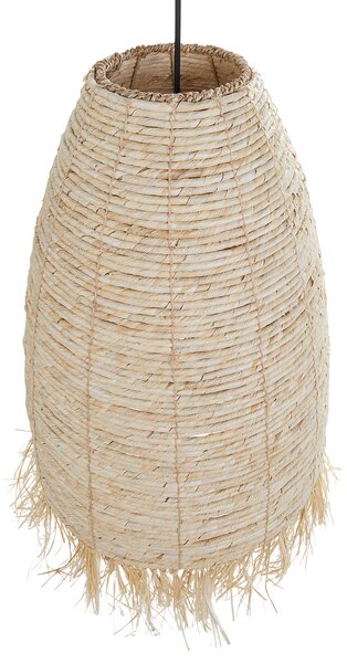 Závesná lampa prírodné tienidlo z morskej trávy a šúpolia boho stropné svietidlo obývačka spálňa predsieň