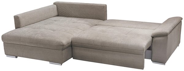 ROHOVÁ SEDAČKA, textil, svetlohnedá Livetastic - Sedačky, Online Only