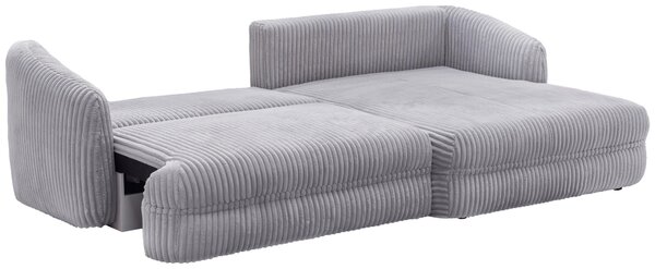 ROHOVÁ SEDAČKA, textil, sivá Livetastic - Sedačky, Online Only