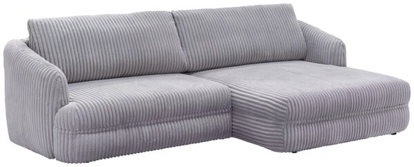 ROHOVÁ SEDAČKA, textil, sivá Livetastic - Sedačky, Online Only