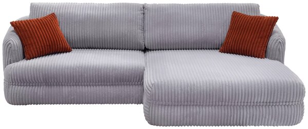 ROHOVÁ SEDAČKA, textil, sivá Livetastic - Sedačky, Online Only