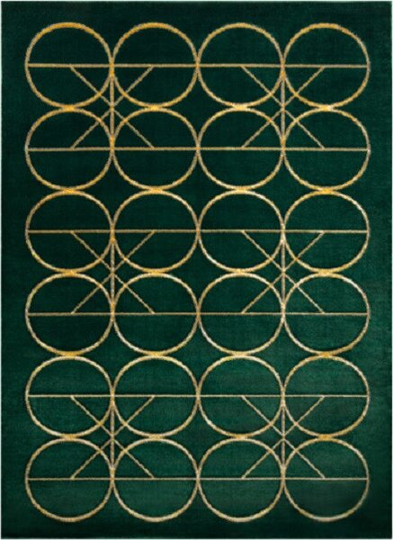 Kusový koberec Emerald 1010 green and gold (120x170 cm)