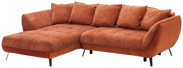 ROHOVÁ SEDAČKA, textil, hrdzavá Livetastic - Sedačky, Online Only