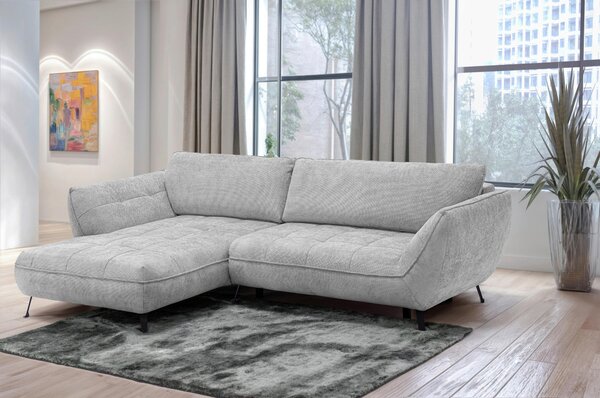 ROHOVÁ SEDAČKA, textil, svetlosivá Livetastic - Sedačky, Online Only