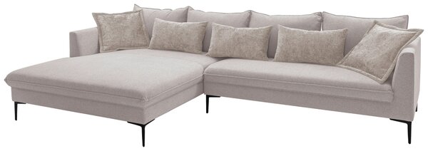 ROHOVÁ SEDAČKA, textil, béžová Livetastic - Sedačky, Online Only