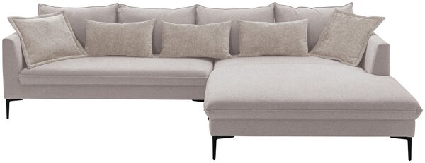 ROHOVÁ SEDAČKA, textil, béžová Livetastic - Sedačky, Online Only