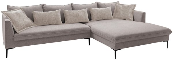 ROHOVÁ SEDAČKA, textil, taupe Livetastic - Sedačky, Online Only