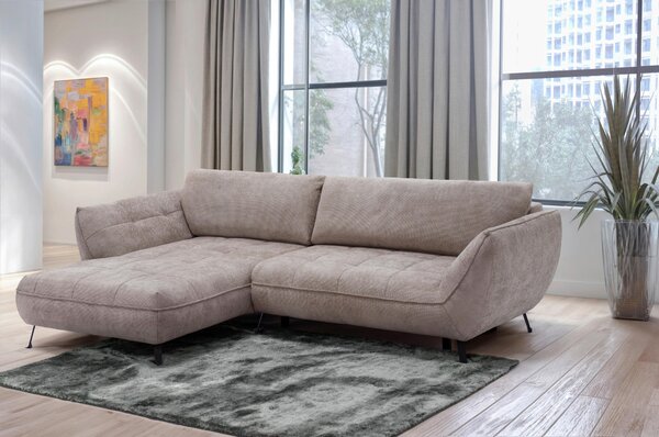 ROHOVÁ SEDAČKA, textil, svetlohnedá Livetastic - Sedačky, Online Only