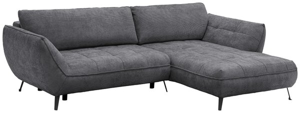 ROHOVÁ SEDAČKA, textil, antracitová Livetastic - Sedačky, Online Only