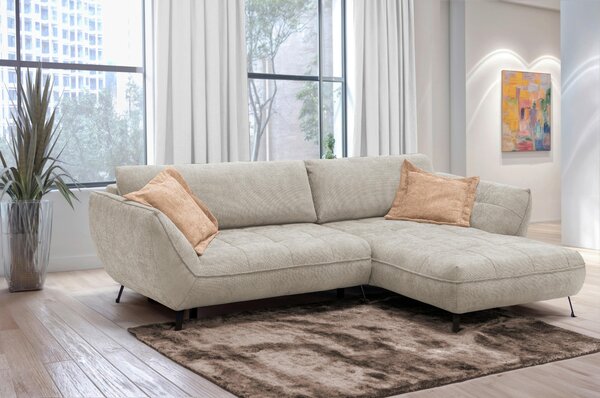 ROHOVÁ SEDAČKA, textil, piesková Livetastic - Sedačky, Online Only