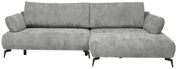 ROHOVÁ SEDAČKA, textil, sivá Livetastic - Sedačky, Online Only