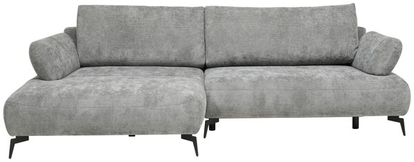 ROHOVÁ SEDAČKA, textil, sivá Livetastic - Sedačky, Online Only