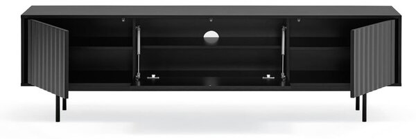 Čierny TV stolík 180x52 cm Sierra – Teulat