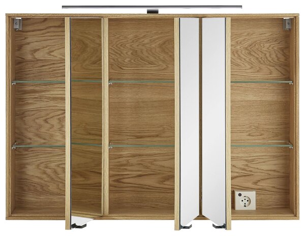 ZRKADLOVÁ SKRINKA, farba duba, 100/70/20 cm Linea Natura - Kúpeľňové skrinky, Online Only