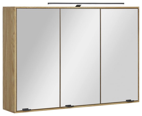 ZRKADLOVÁ SKRINKA, farba duba, 100/70/20 cm Linea Natura - Kúpeľňové skrinky, Online Only