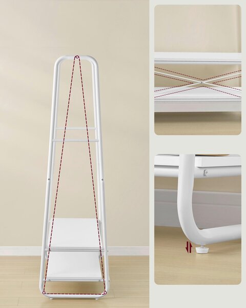 OTVORENÁ ŠATNÍKOVÁ SKRIŇA, 100/160/45 cm - Skrine, Online Only