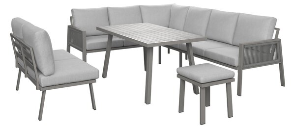 JEDÁLENSKÁ TERASOVÁ SÚPRAVA kov, textil Ambia Garden - Online Only záhrada, Online Only