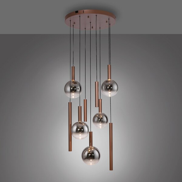 ZÁVESNÉ LED SVIETIDLO, 63/63/180 cm - Interiérové svietidlá