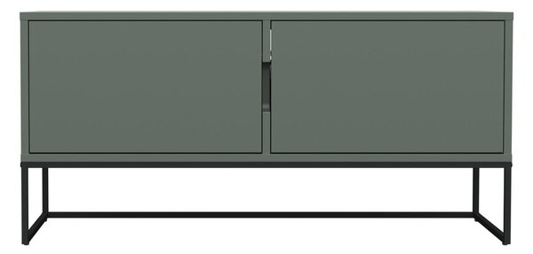 Sivozelený TV stolík 118x57 cm Lipp - Tenzo