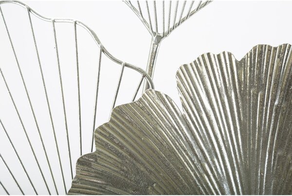 Kovová závesná dekorácia v striebornej farbe Mauro Ferretti Goxy Silver, 62 x 86 cm