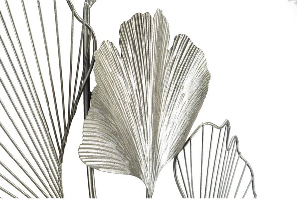 Kovová závesná dekorácia v striebornej farbe Mauro Ferretti Goxy Silver, 62 x 86 cm