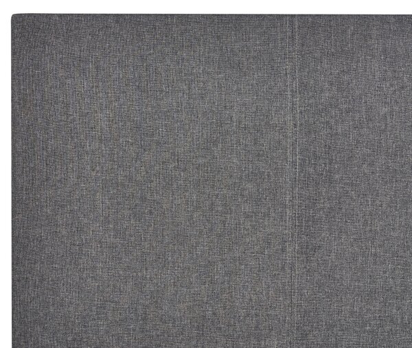 Posteľ sivá s roštom polyesterový čalúnený rám postele 140 x 200 cm moderný dizajn