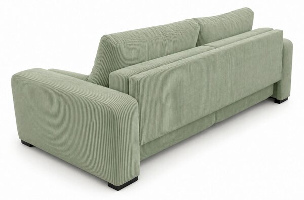 TROJMIESTNA POHOVKA, drevo, textil, kompozitné drevo, mätovozelená MID.YOU - Sedačky, Online Only