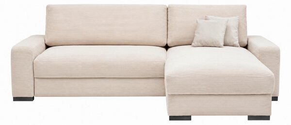 ROHOVÁ SEDAČKA, drevo, textil, kompozitné drevo, béžová MID.YOU - Sedačky, Online Only