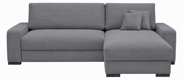 ROHOVÁ SEDAČKA, drevo, textil, kompozitné drevo, sivá MID.YOU - Sedačky, Online Only