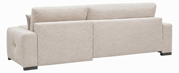 ROHOVÁ SEDAČKA, drevo, textil, kompozitné drevo, béžová MID.YOU - Sedačky, Online Only