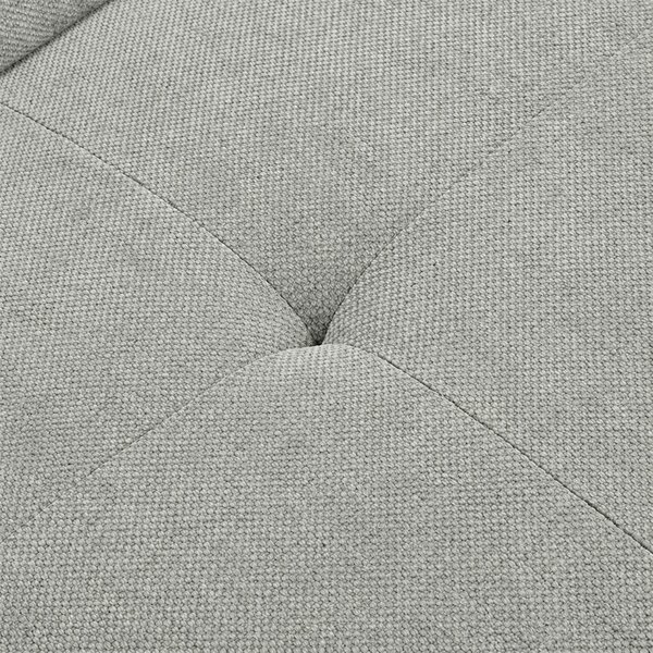 ROHOVÁ SEDAČKA, drevo, textil, kompozitné drevo, svetlosivá MID.YOU - Sedačky, Online Only