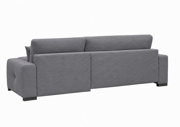ROHOVÁ SEDAČKA, drevo, textil, kompozitné drevo, sivá MID.YOU - Sedačky, Online Only