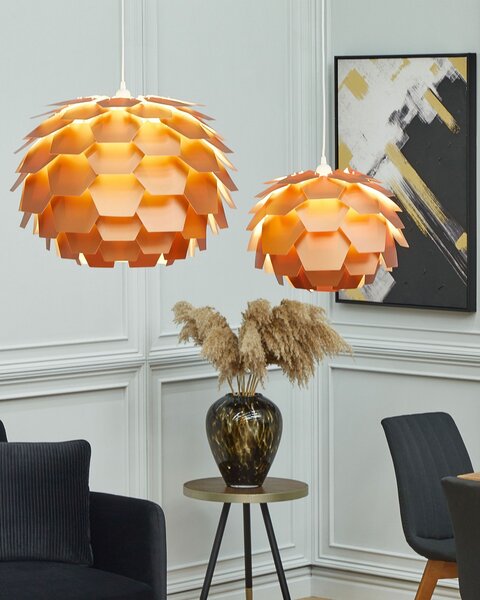 Závesná lampa z medeného kvetu v tvare kužeľa Osvetlenie detskej izby Moderný dizajn