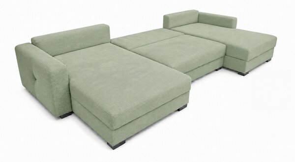 SEDACIA SÚPRAVA, drevo, textil, kompozitné drevo, mätovozelená MID.YOU - Sedačky, Online Only