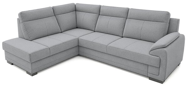 ROHOVÁ SEDAČKA, drevo, textil, kompozitné drevo, tmavosivá MID.YOU - Sedačky, Online Only