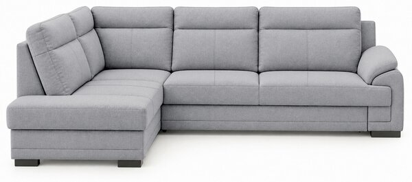 ROHOVÁ SEDAČKA, drevo, textil, kompozitné drevo, tmavosivá MID.YOU - Sedačky, Online Only