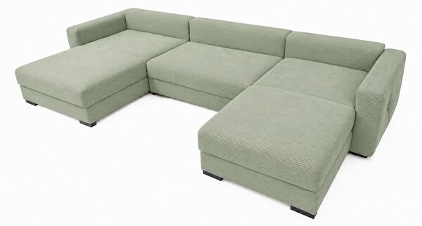 SEDACIA SÚPRAVA, drevo, textil, kompozitné drevo, mätovozelená MID.YOU - Sedačky, Online Only